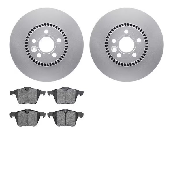 4602-27024, Geospec Rotors with 5000 Euro Ceramic Brake Pads, Silver, Dynamic Friction Co, Mfr#: 4602-27024